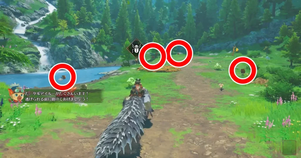 モンスターの巣のタルアイルー