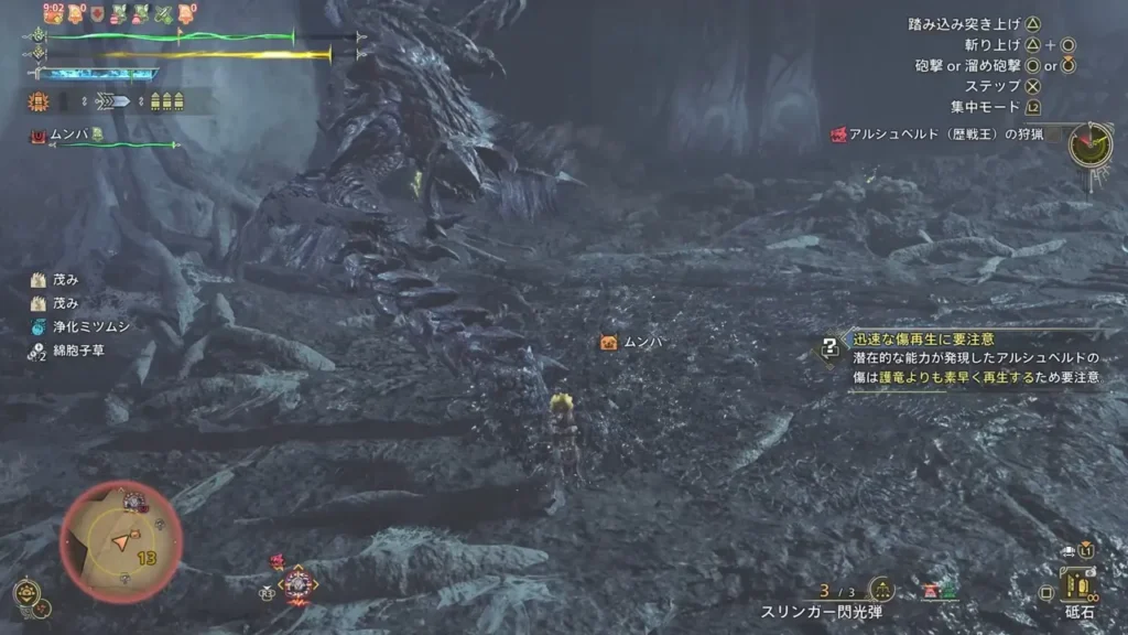 9 新モーション:鎖を地に付けた状態で突っ込んでくる