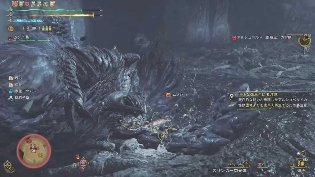 9 新モーション:鎖を地に付けた状態で突っ込んでくる その2