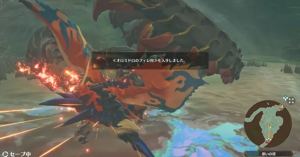 オロミドロのフィレ肉入手