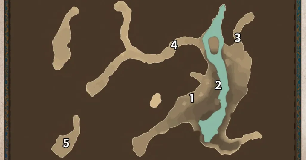 マップ狭間の抜け道(痕跡位置あり)