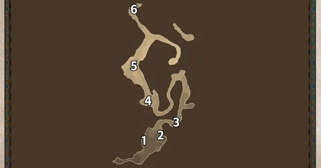 マップ龍の八ツ峰(痕跡位置あり)