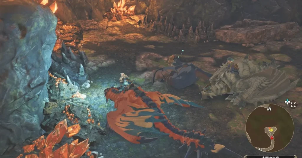 ゲリョスが眠っている