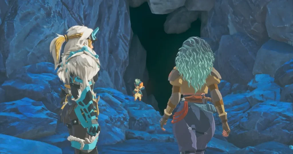 奈落の氷穴入口