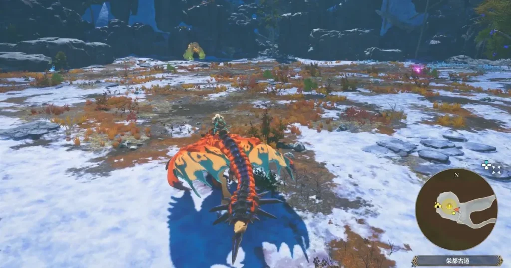 栄都古道の高台に向かう