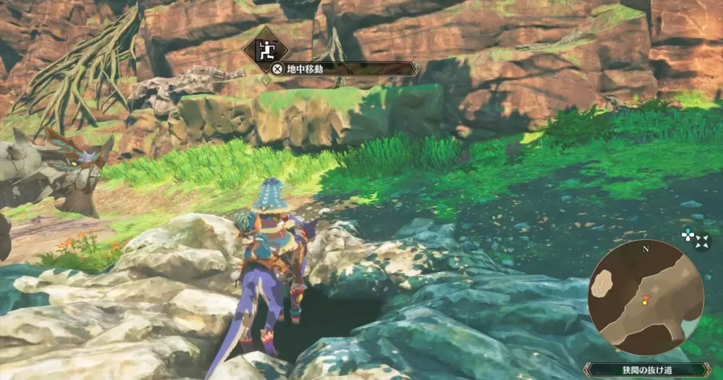 狭間の抜け道のプーギー1の行き方