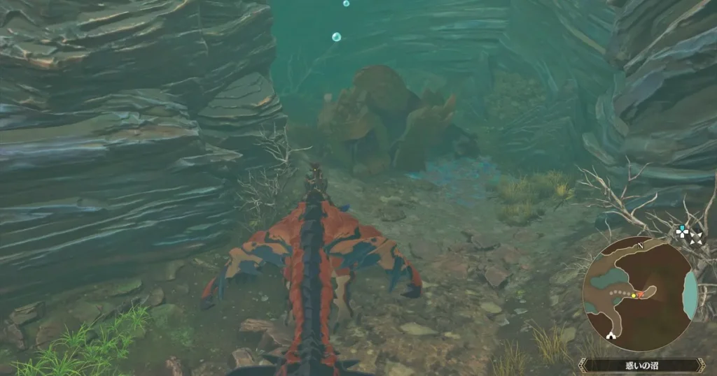 惑いの沼：プーギー1の居場所