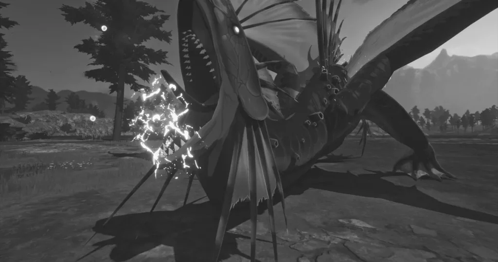 侵獣ガノトトスの侵撃が失敗する