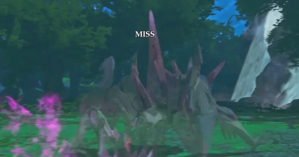 侵獣ネルスキュラに攻撃が当たらない