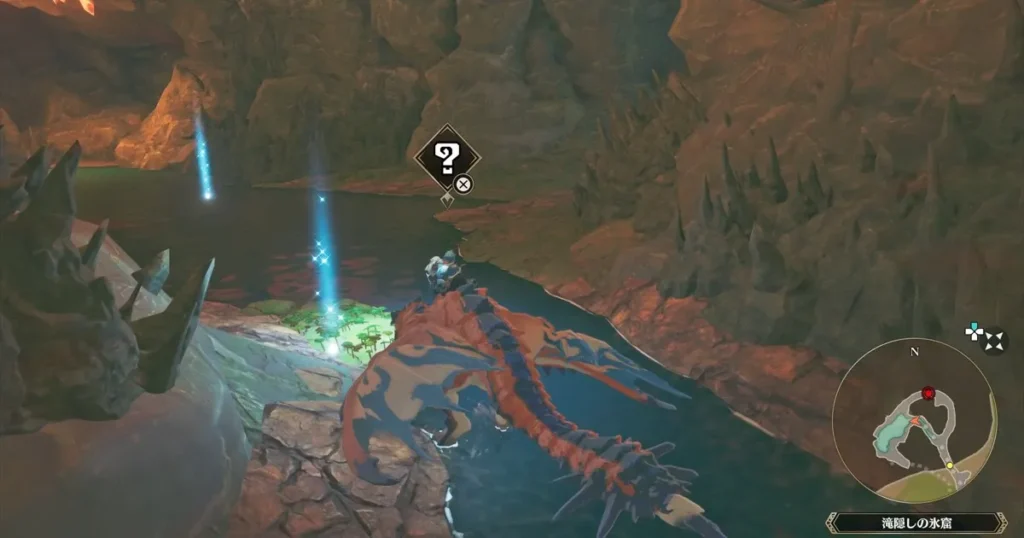 侵獣ショウグンギザミの痕跡1