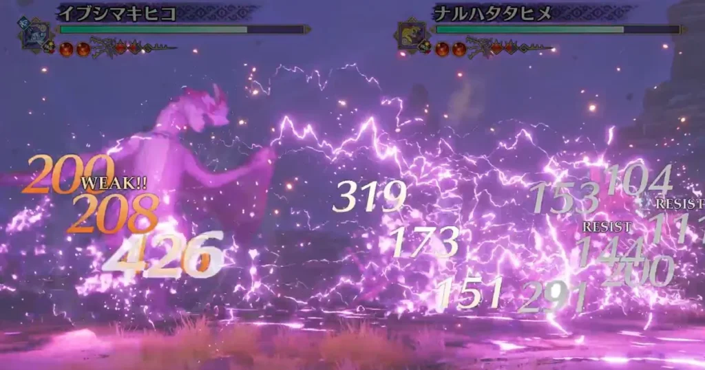 霹靂神のダメージ