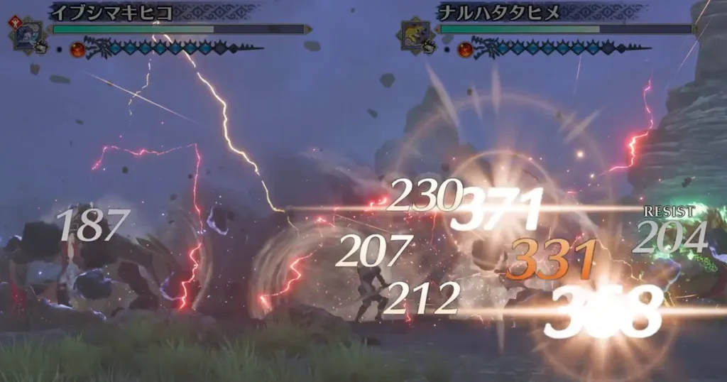 浮遊岩のダメージ