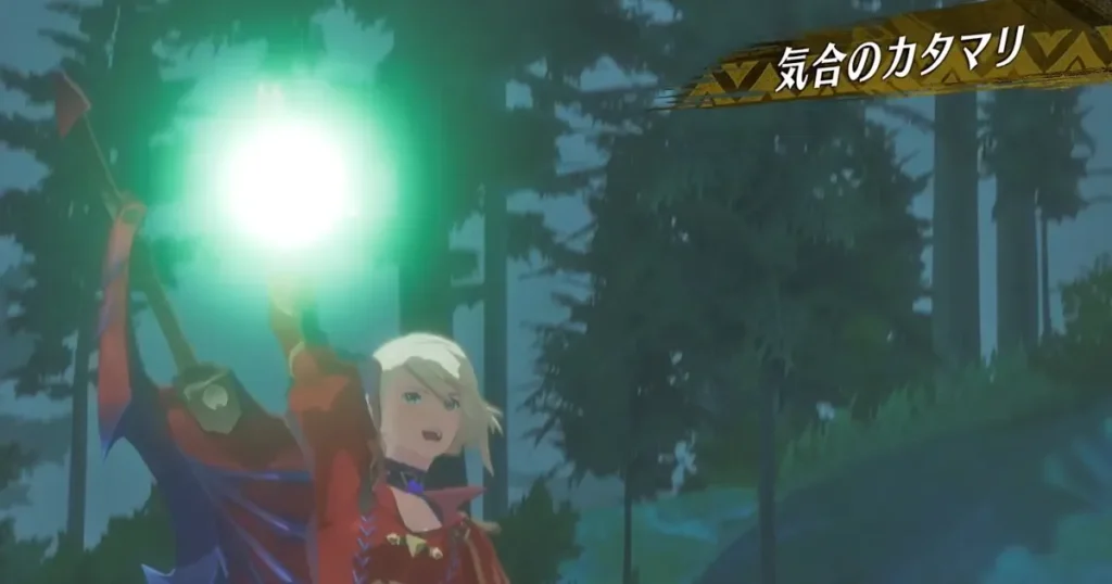 エレーヌが気合のカタマリを使う