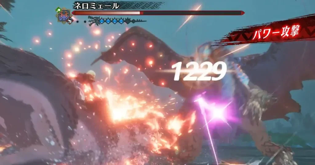 エレーヌとアイシャがライド状態でパワー攻撃