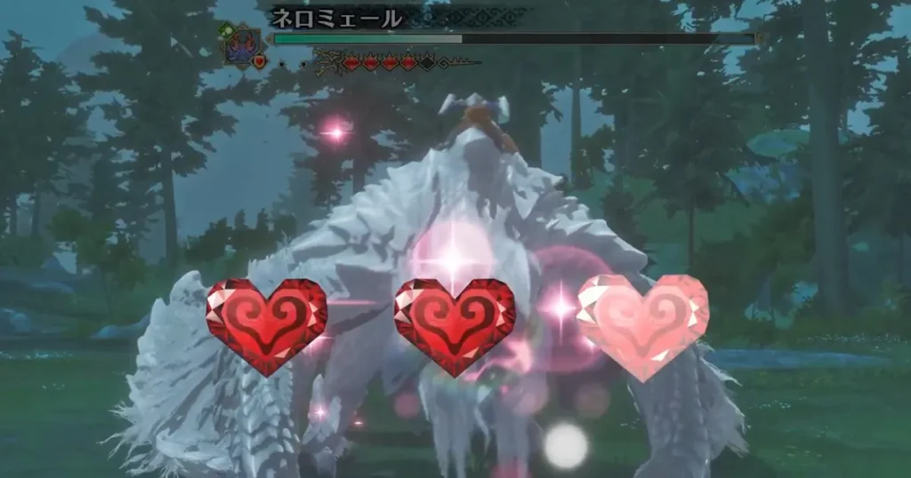 気合のカタマリでライフポイント回復