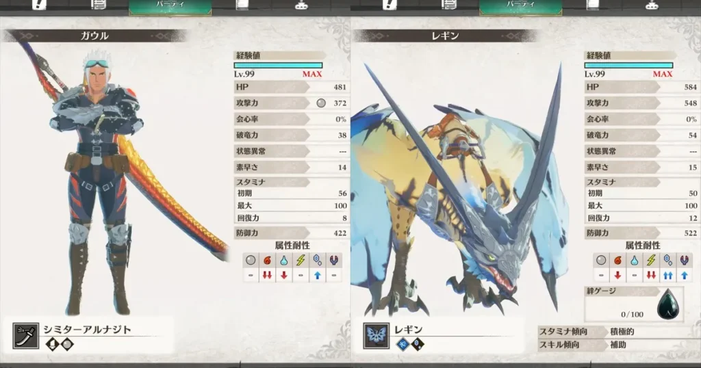 ヤマツカミ初討伐時のバトルメンバー