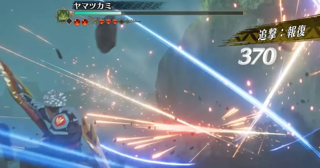 ガウルの報復の構えで追加ダメージ