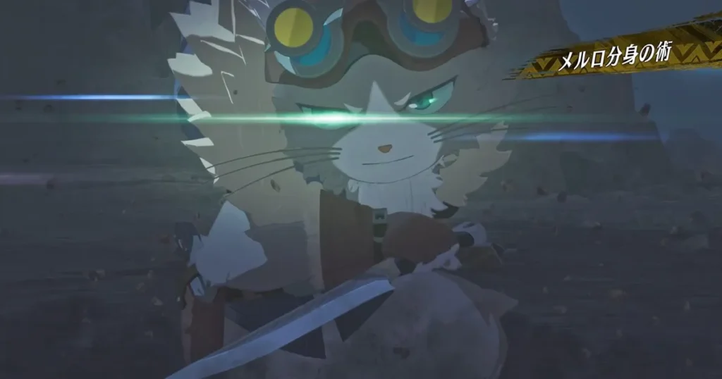 メルロ分身の術でステータスダウン