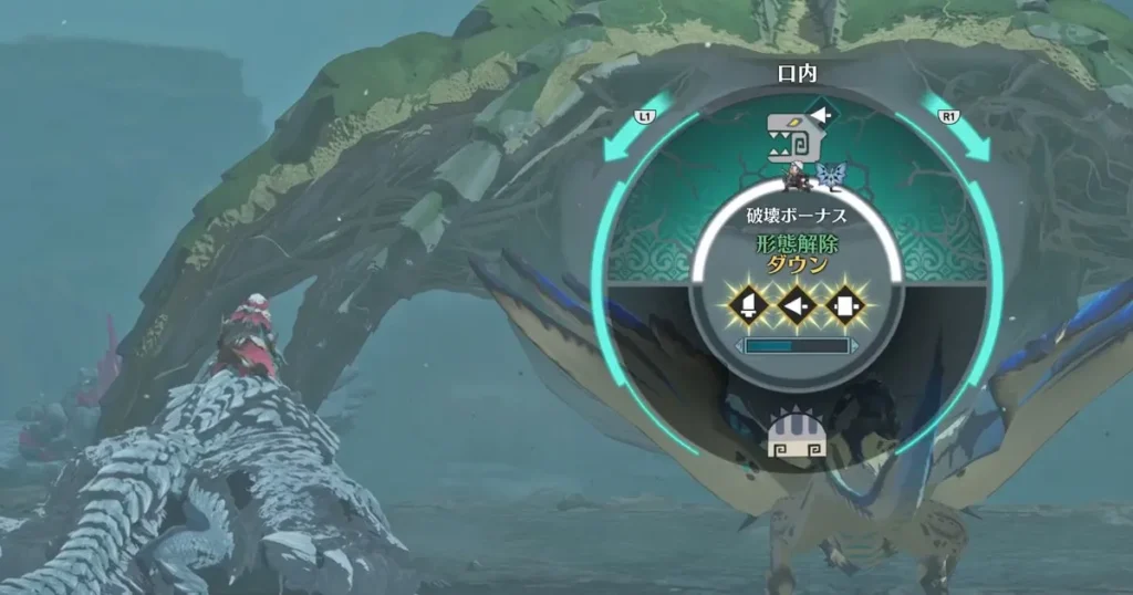 口内を部位破壊